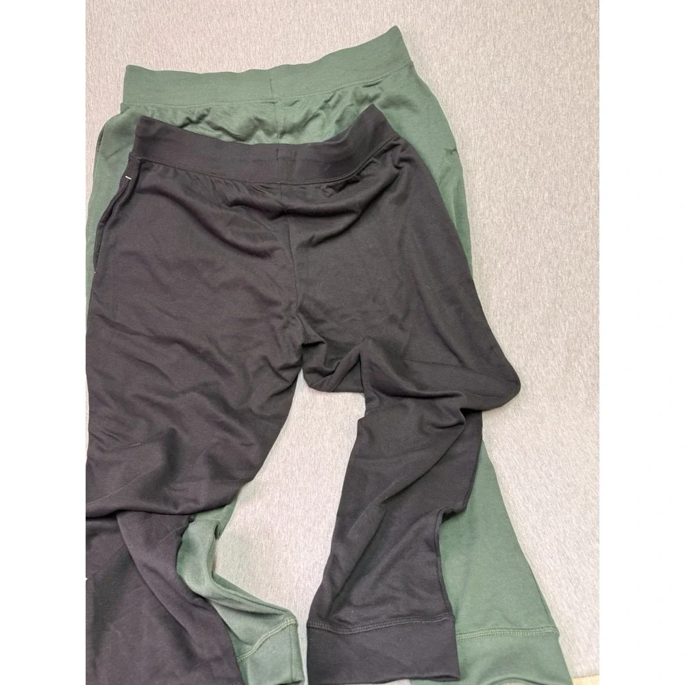 Calvin Klein Men's Jogger Pants 2-Pack Large Black Green Lounge Sweatpants New